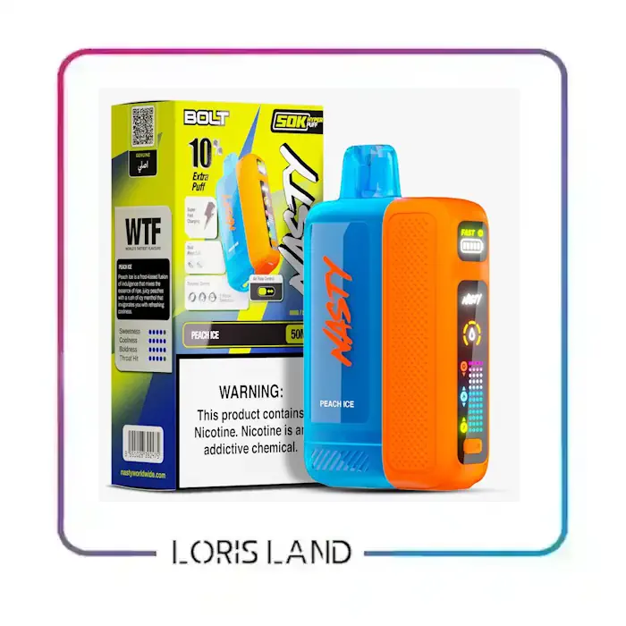 پاد یکبار مصرف هلو یخ نستی ۵۰ هزار پاف